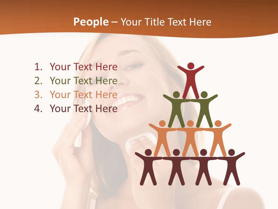 Background Puff Clean PowerPoint Template