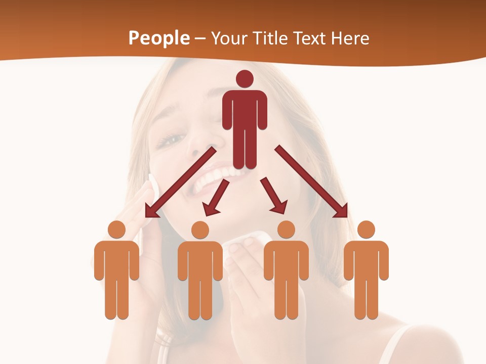 Background Puff Clean PowerPoint Template