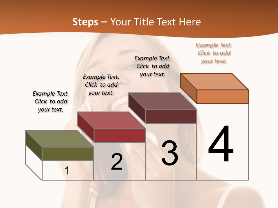 Background Puff Clean PowerPoint Template