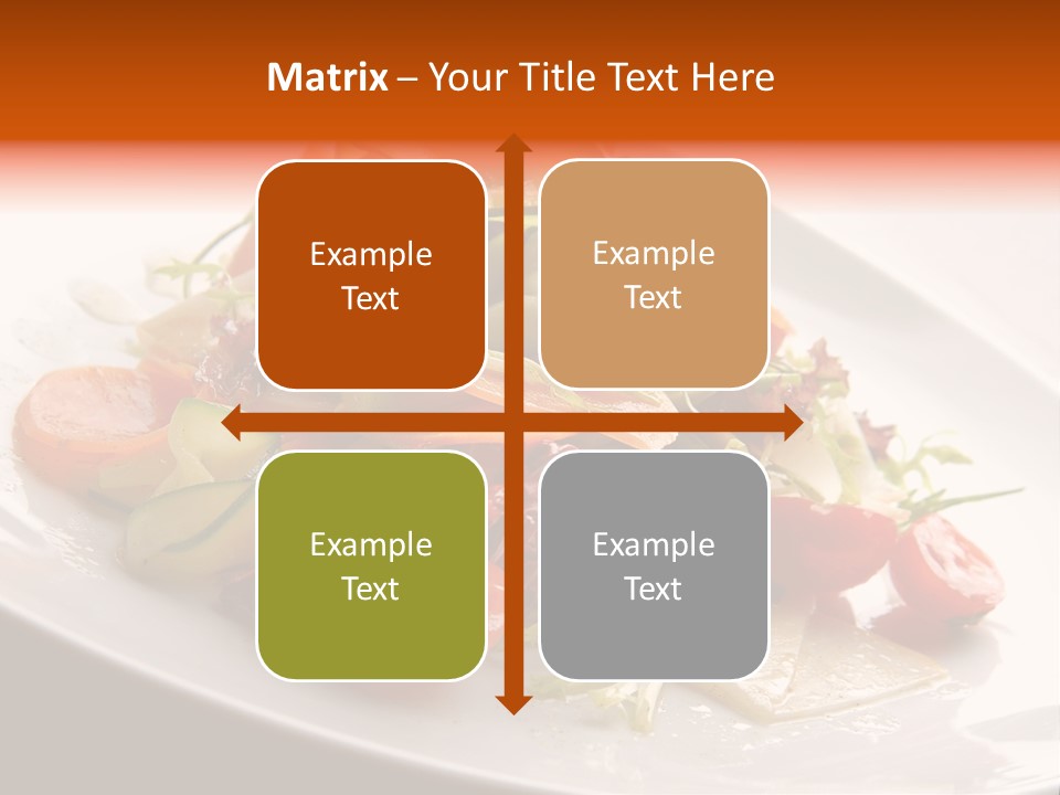 Vegetables Delicious Parsley PowerPoint Template