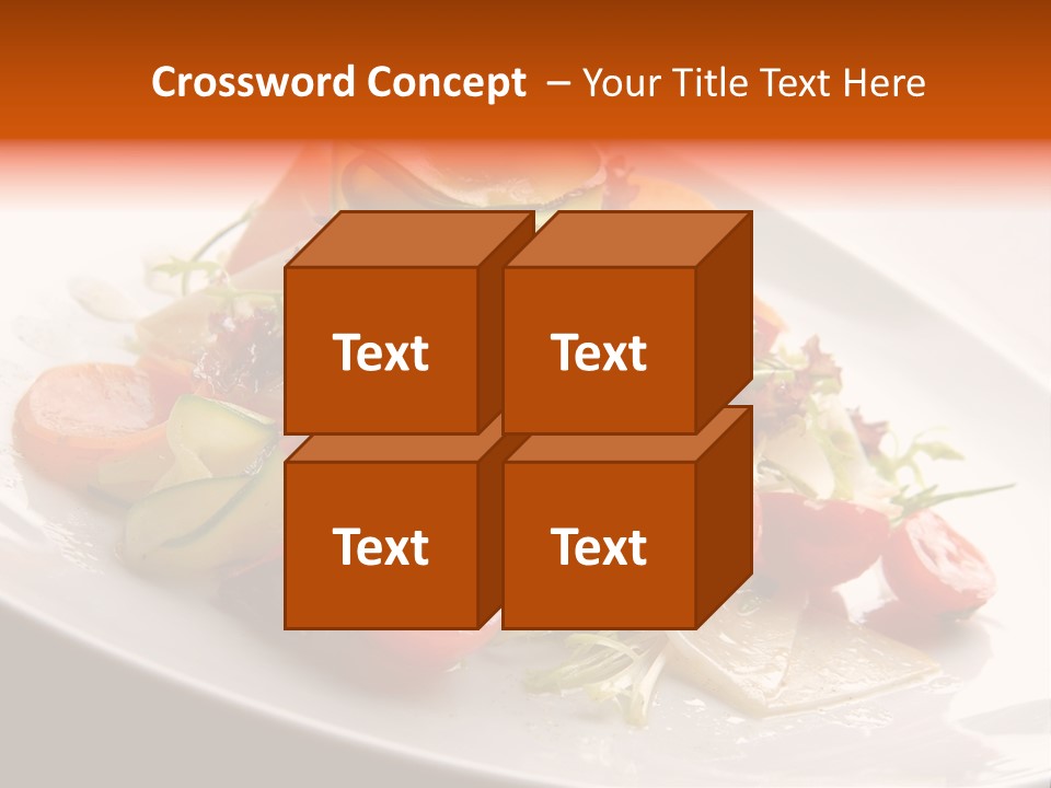 Vegetables Delicious Parsley PowerPoint Template