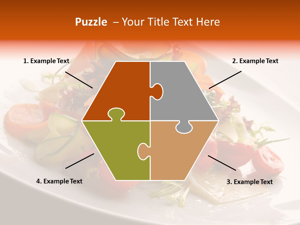 Vegetables Delicious Parsley PowerPoint Template