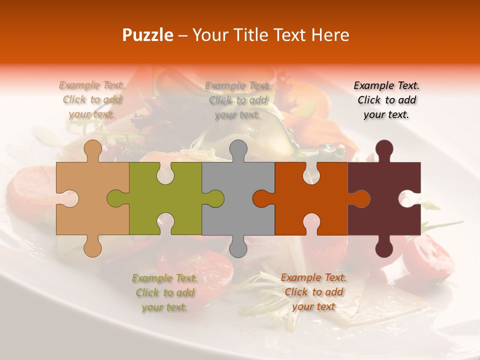 Vegetables Delicious Parsley PowerPoint Template