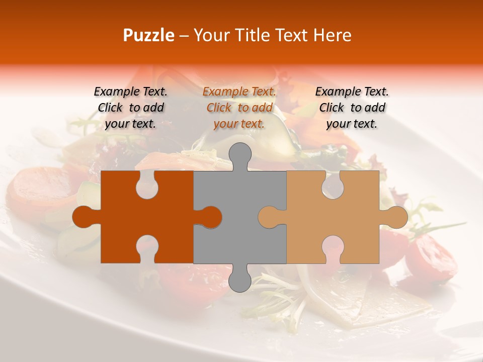 Vegetables Delicious Parsley PowerPoint Template