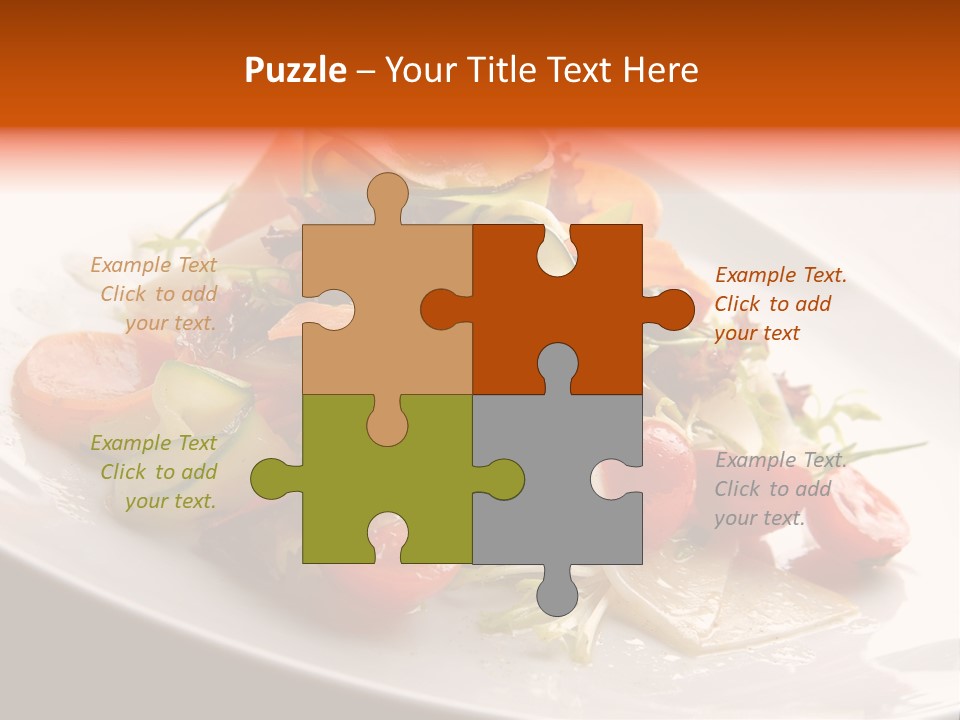 Vegetables Delicious Parsley PowerPoint Template