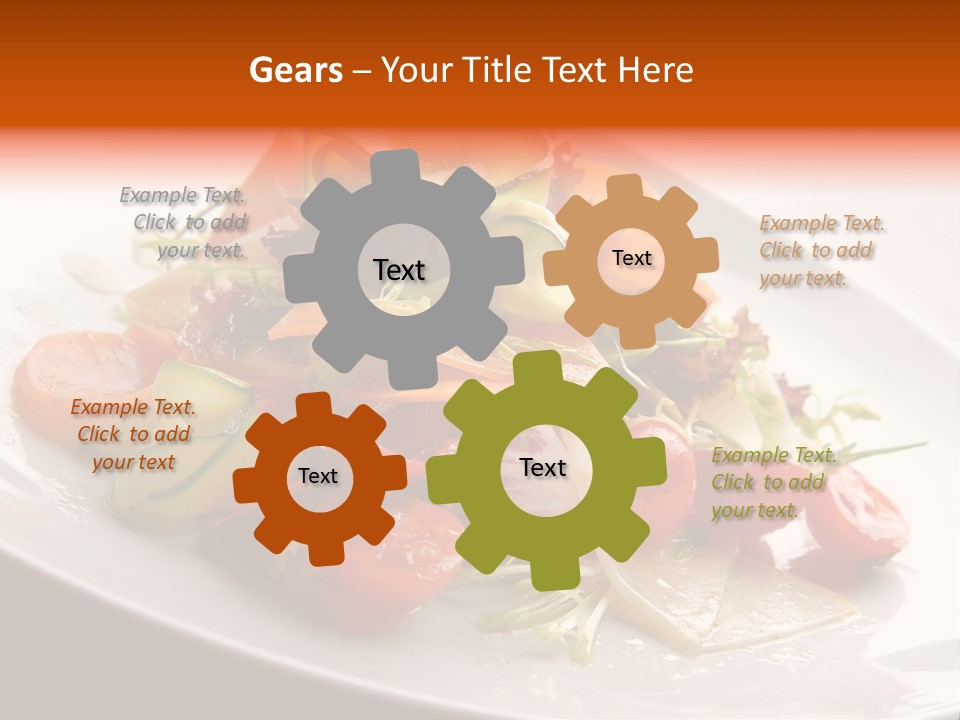 Vegetables Delicious Parsley PowerPoint Template