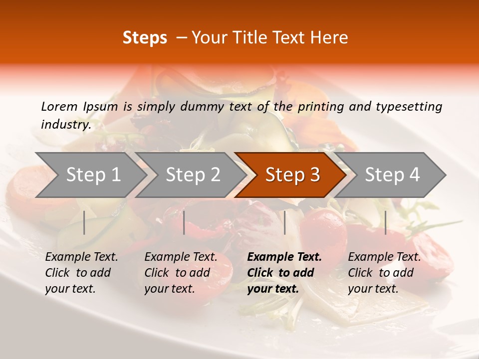Vegetables Delicious Parsley PowerPoint Template