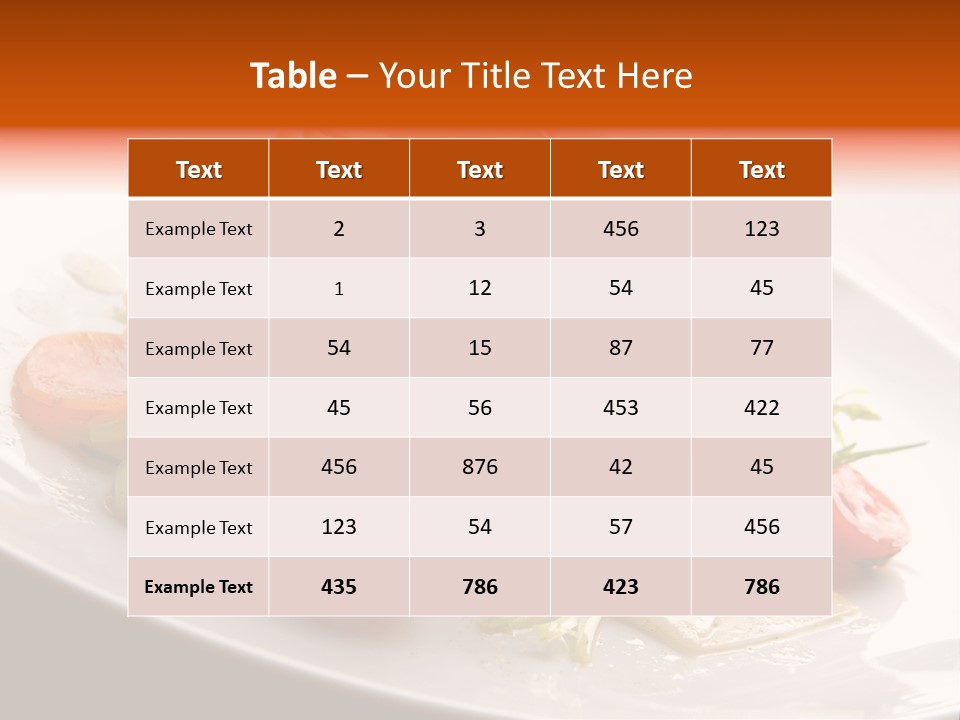 Vegetables Delicious Parsley PowerPoint Template