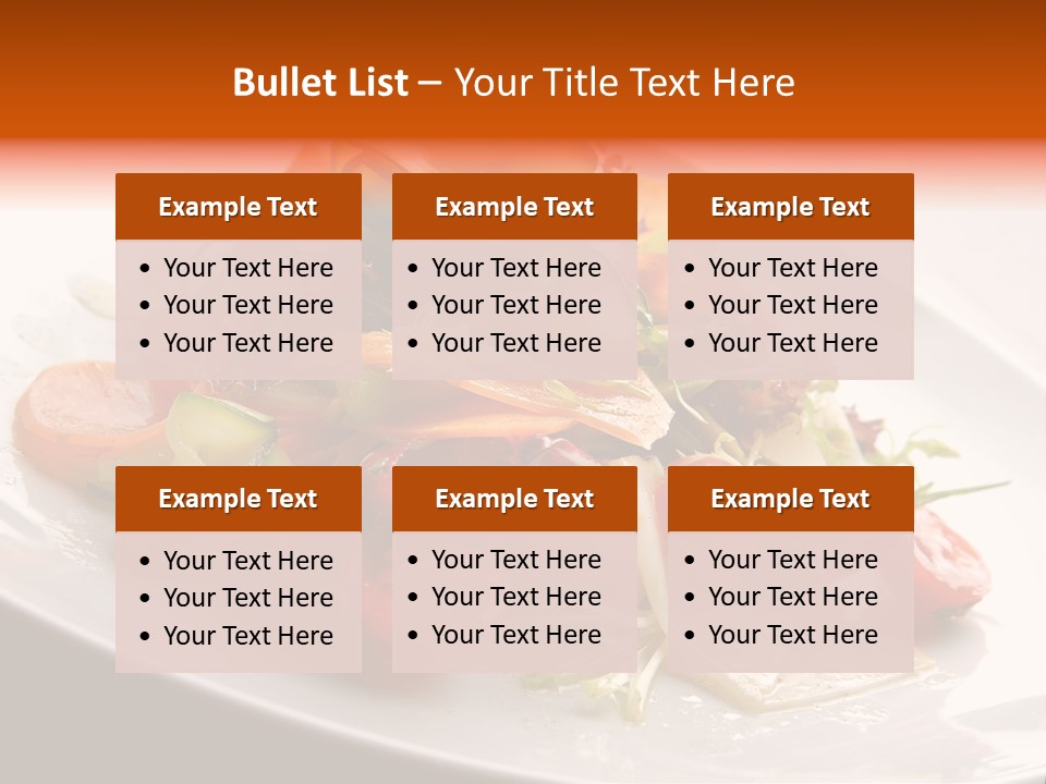 Vegetables Delicious Parsley PowerPoint Template