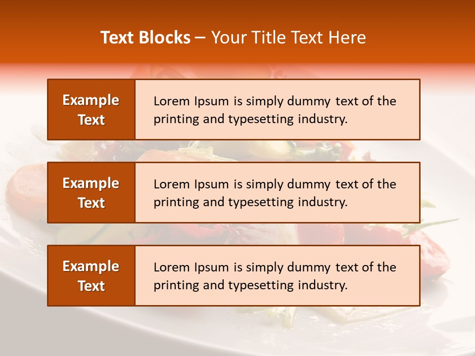 Vegetables Delicious Parsley PowerPoint Template