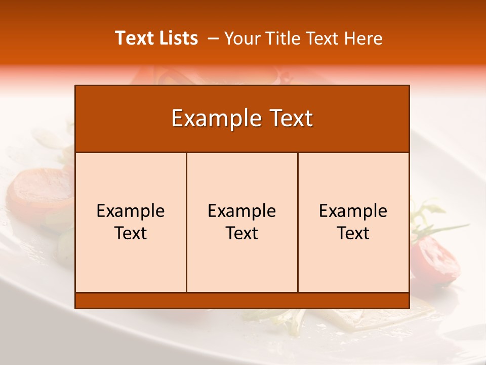 Vegetables Delicious Parsley PowerPoint Template