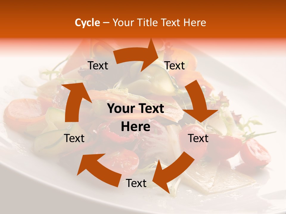 Vegetables Delicious Parsley PowerPoint Template