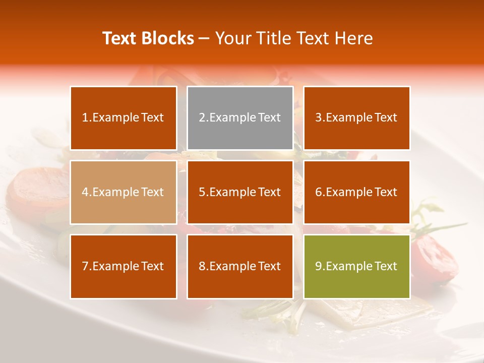 Vegetables Delicious Parsley PowerPoint Template