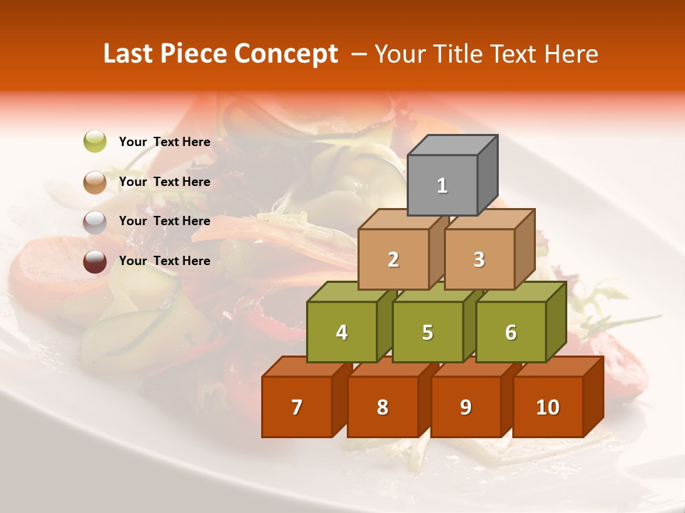 Vegetables Delicious Parsley PowerPoint Template