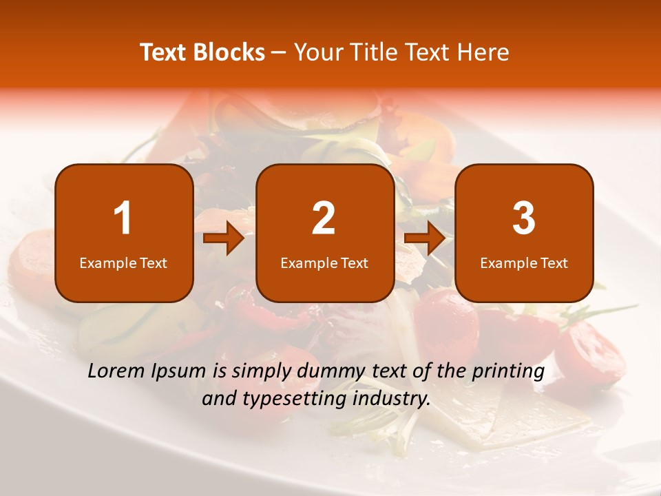 Vegetables Delicious Parsley PowerPoint Template