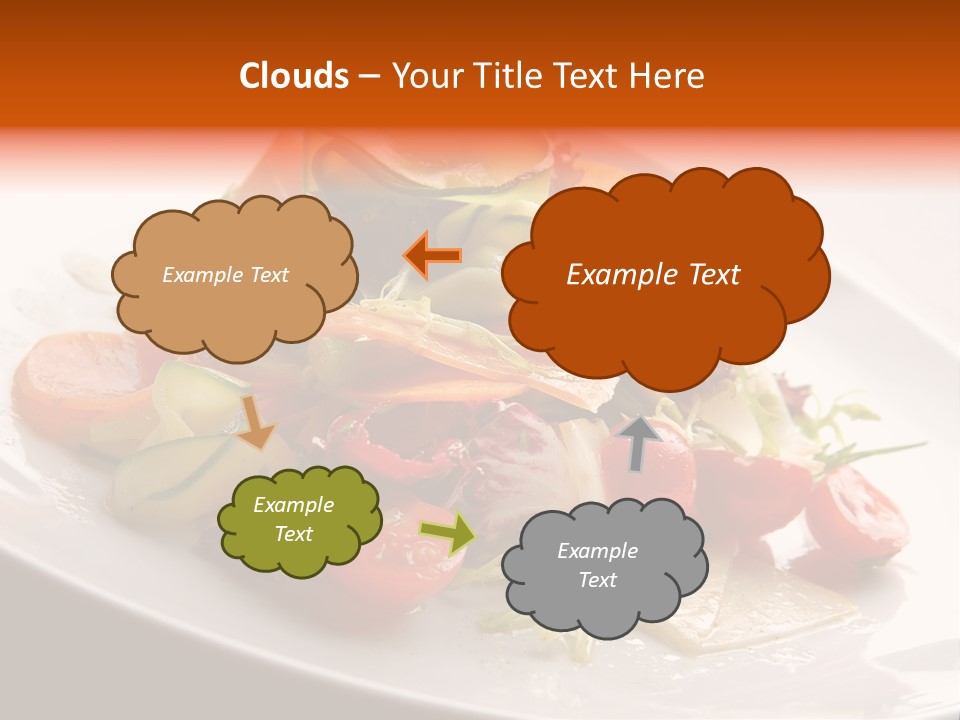 Vegetables Delicious Parsley PowerPoint Template