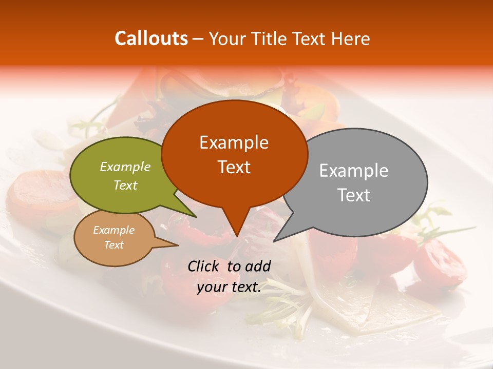 Vegetables Delicious Parsley PowerPoint Template