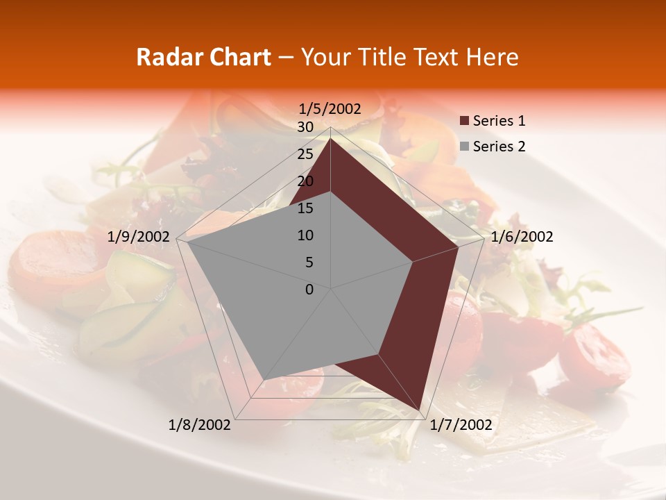Vegetables Delicious Parsley PowerPoint Template