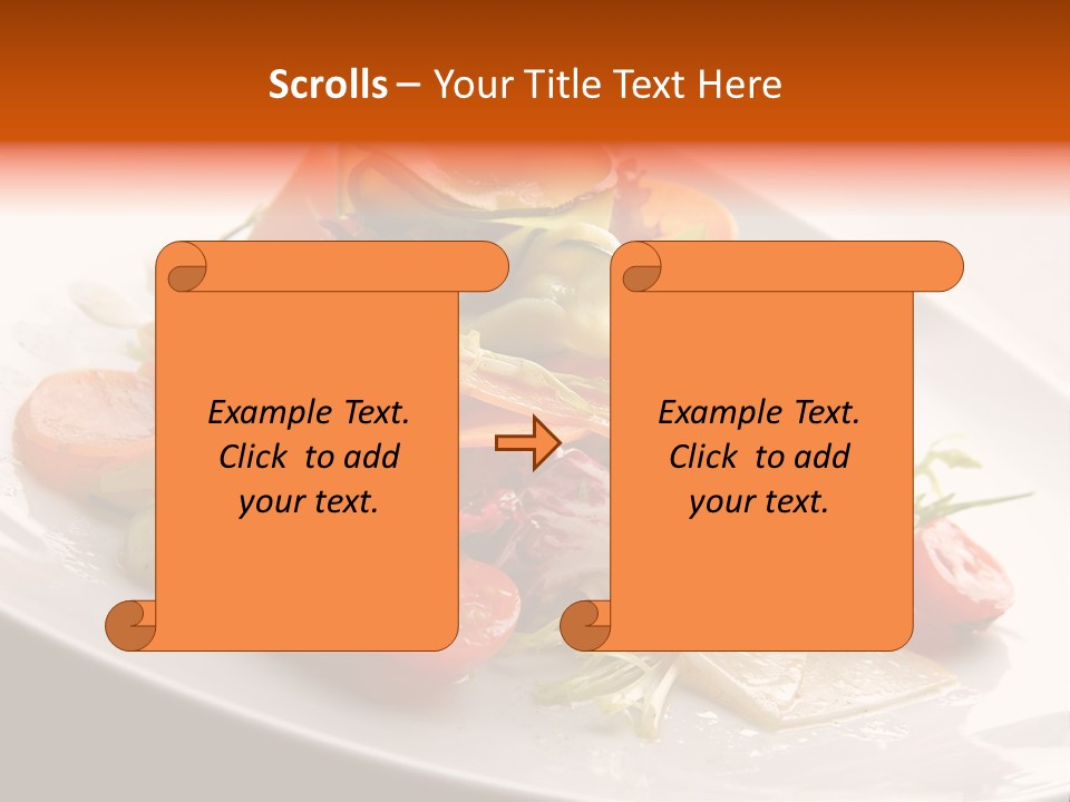 Vegetables Delicious Parsley PowerPoint Template