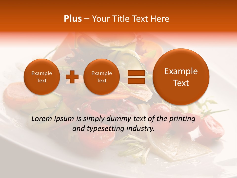 Vegetables Delicious Parsley PowerPoint Template