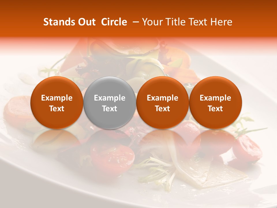 Vegetables Delicious Parsley PowerPoint Template