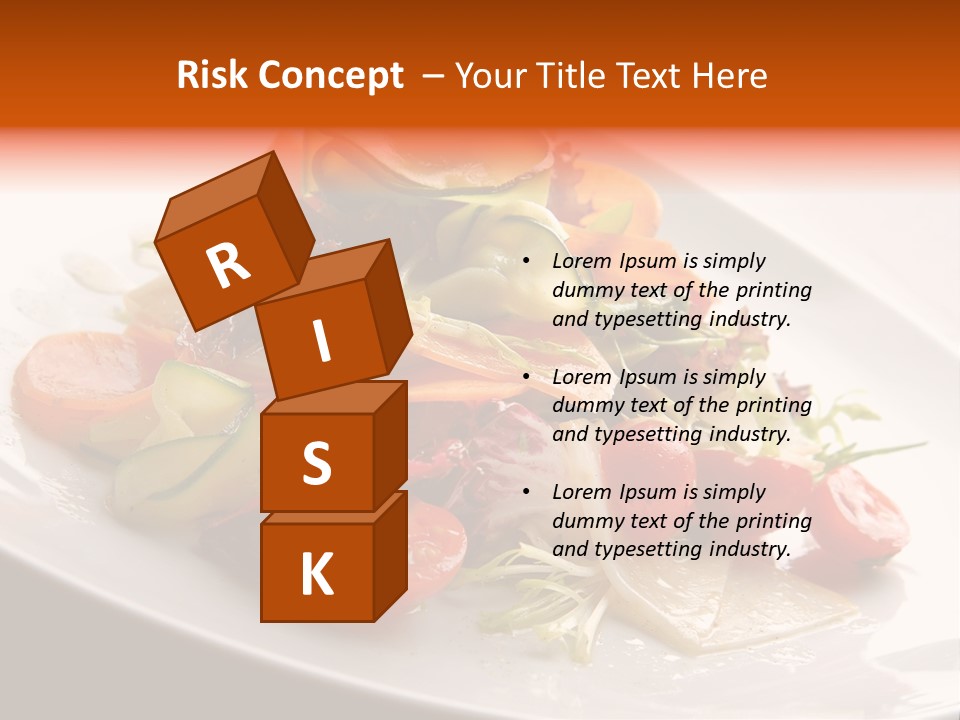 Vegetables Delicious Parsley PowerPoint Template