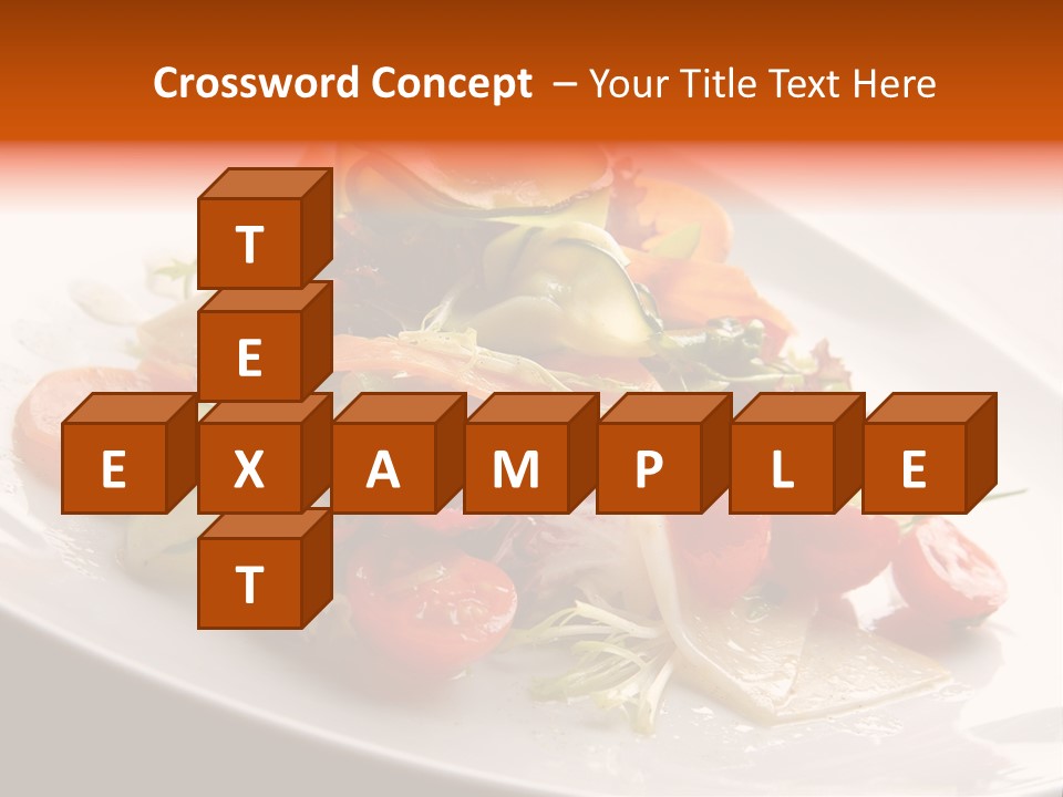 Vegetables Delicious Parsley PowerPoint Template