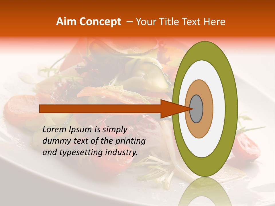 Vegetables Delicious Parsley PowerPoint Template