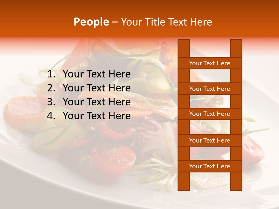 Vegetables Delicious Parsley PowerPoint Template