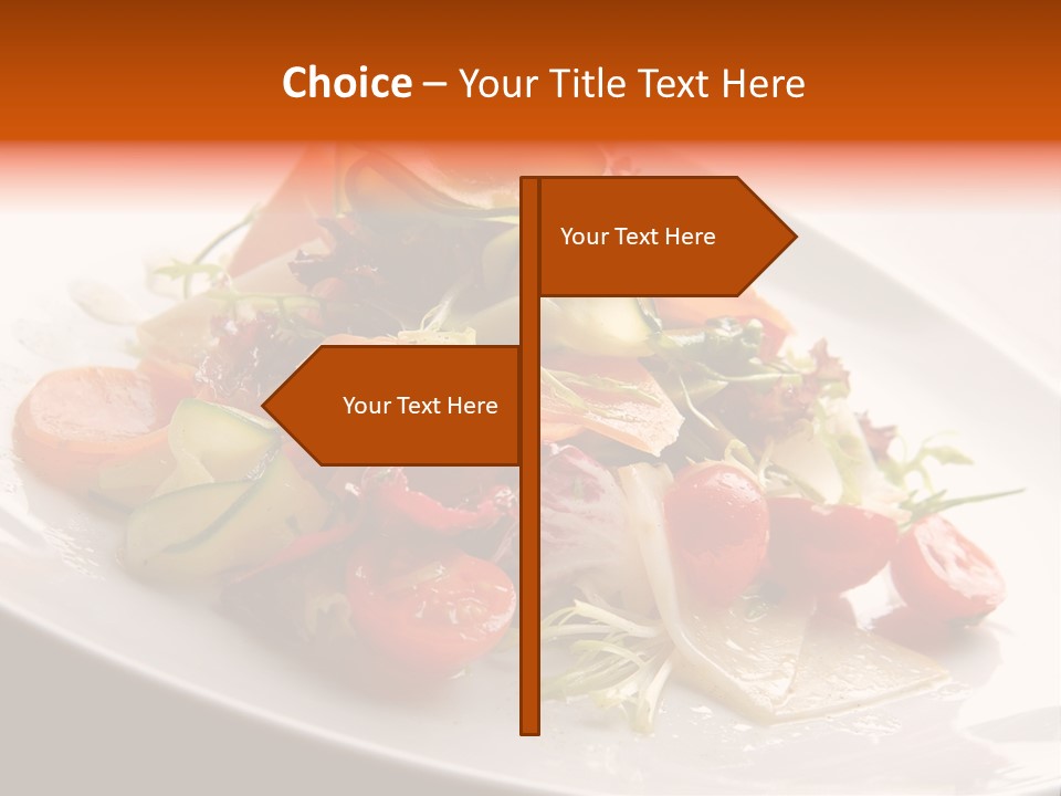 Vegetables Delicious Parsley PowerPoint Template