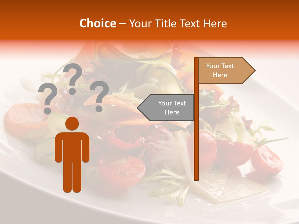 Vegetables Delicious Parsley PowerPoint Template