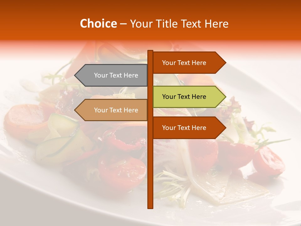 Vegetables Delicious Parsley PowerPoint Template