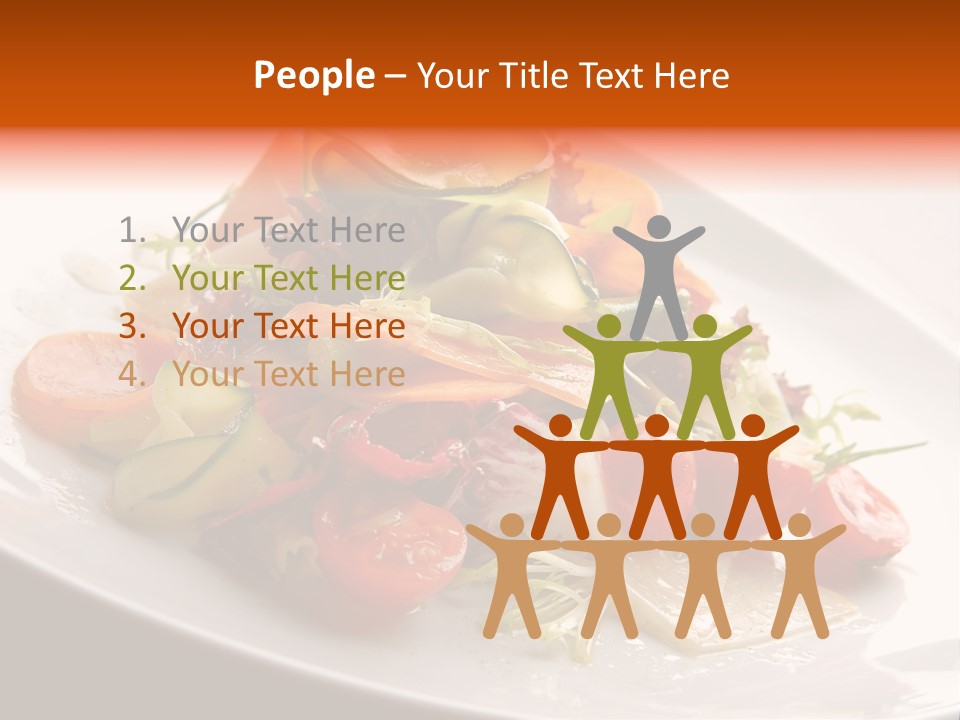 Vegetables Delicious Parsley PowerPoint Template