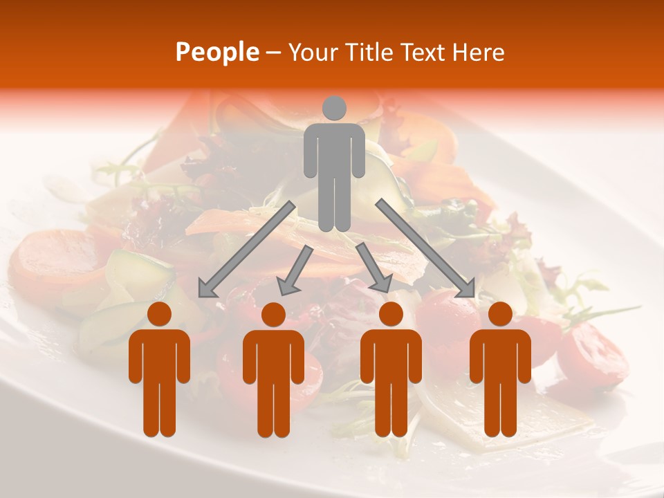 Vegetables Delicious Parsley PowerPoint Template