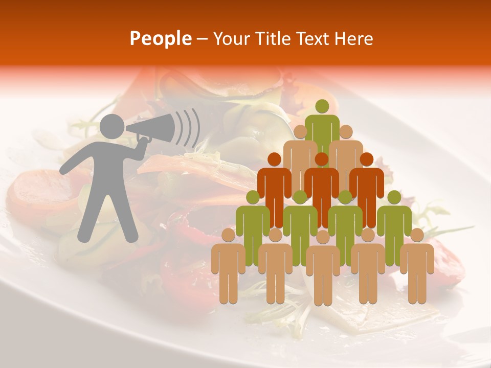 Vegetables Delicious Parsley PowerPoint Template