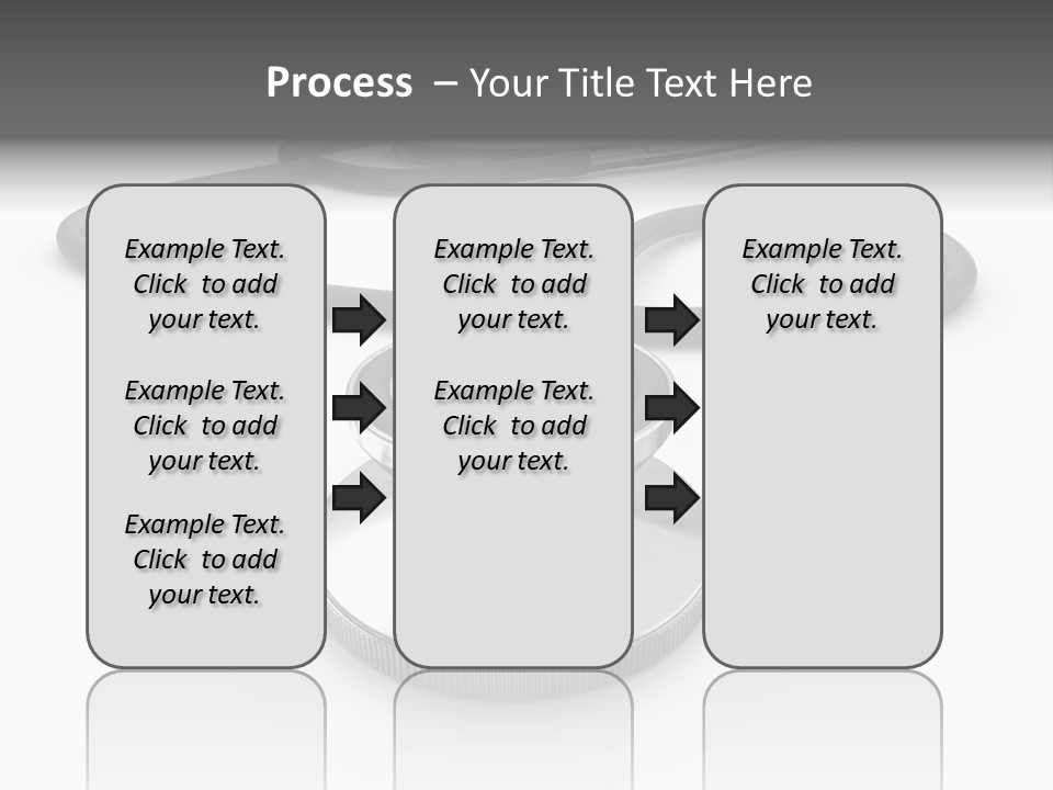 Work Tool Stethoscope Isolated PowerPoint Template