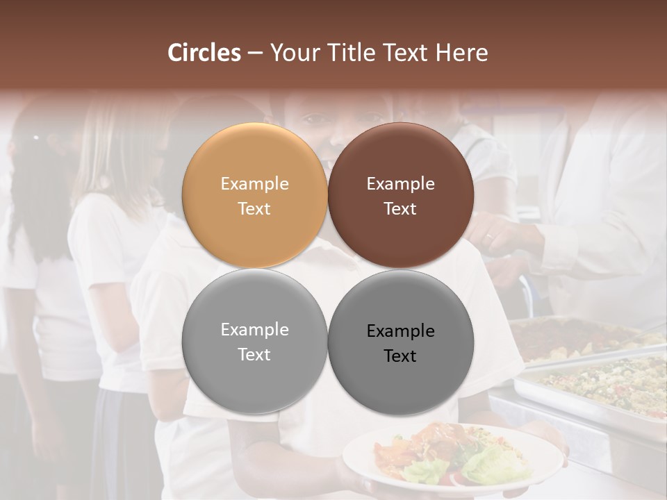 African Caucasian Dinner PowerPoint Template