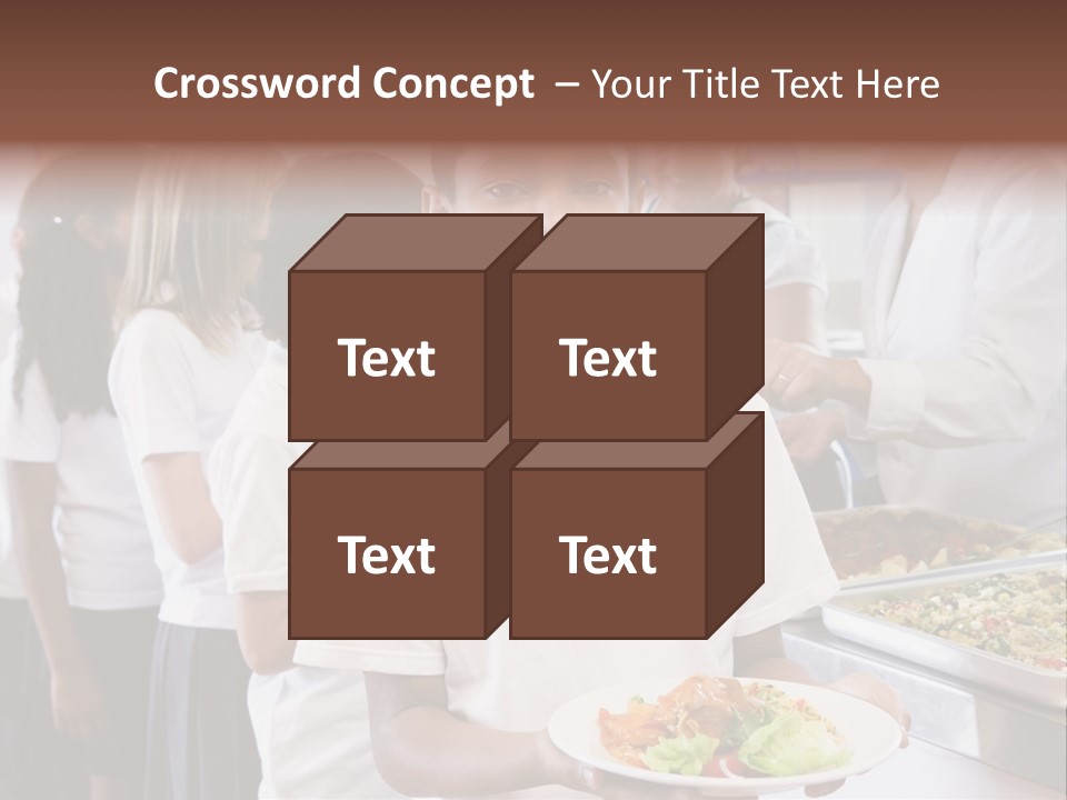 African Caucasian Dinner PowerPoint Template