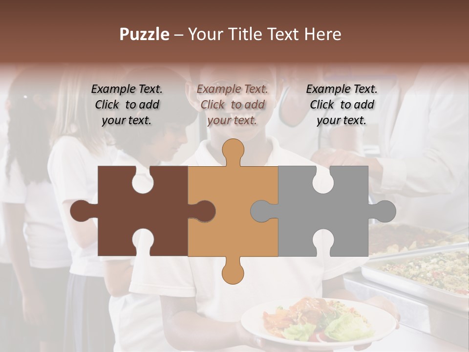 African Caucasian Dinner PowerPoint Template