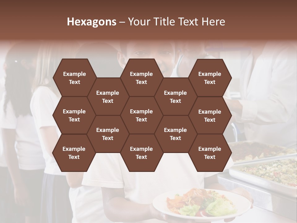 African Caucasian Dinner PowerPoint Template
