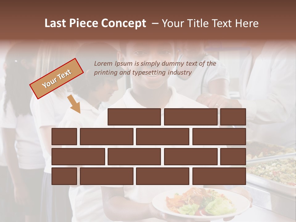 African Caucasian Dinner PowerPoint Template