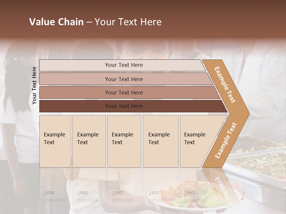 African Caucasian Dinner PowerPoint Template