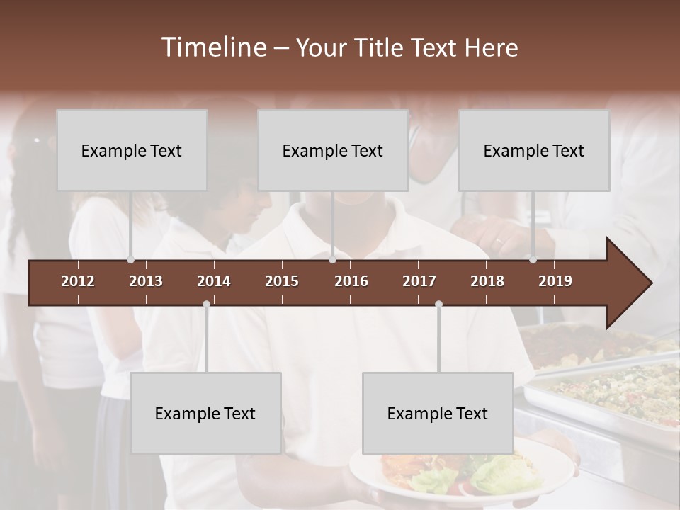 African Caucasian Dinner PowerPoint Template