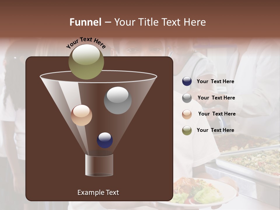 African Caucasian Dinner PowerPoint Template