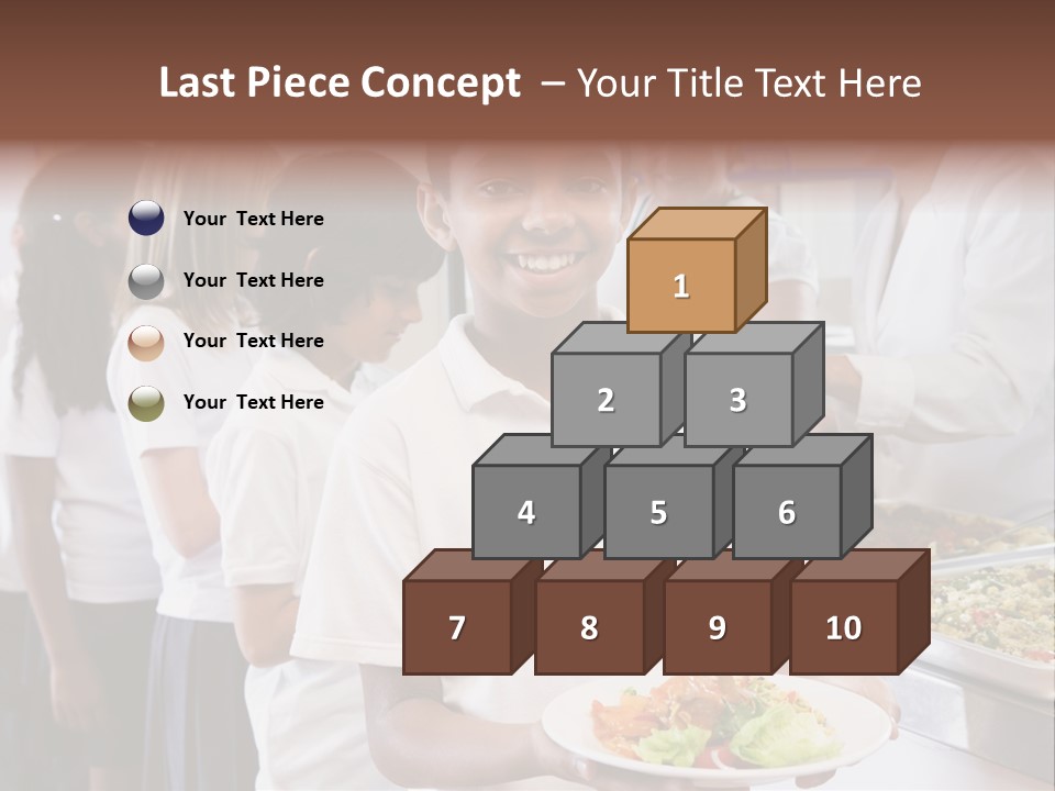 African Caucasian Dinner PowerPoint Template