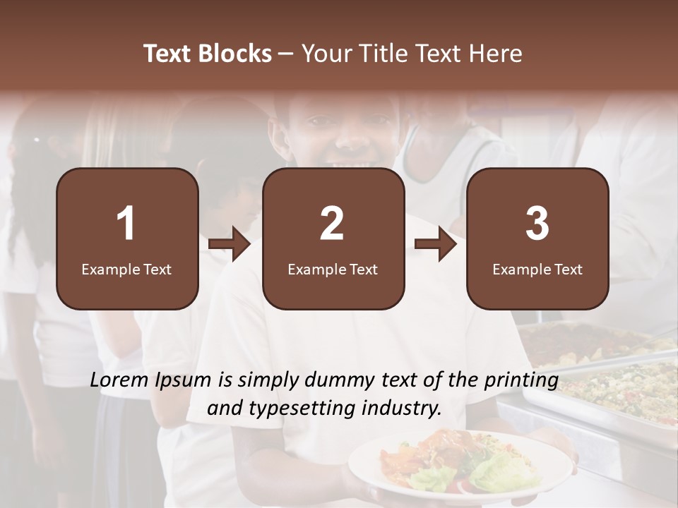 African Caucasian Dinner PowerPoint Template