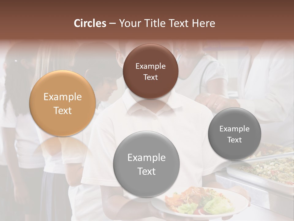 African Caucasian Dinner PowerPoint Template