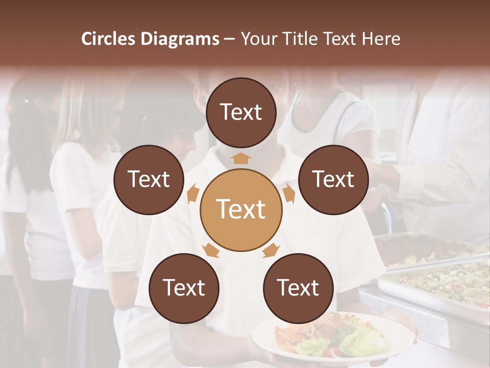 African Caucasian Dinner PowerPoint Template