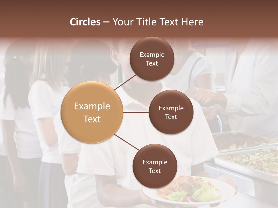 African Caucasian Dinner PowerPoint Template