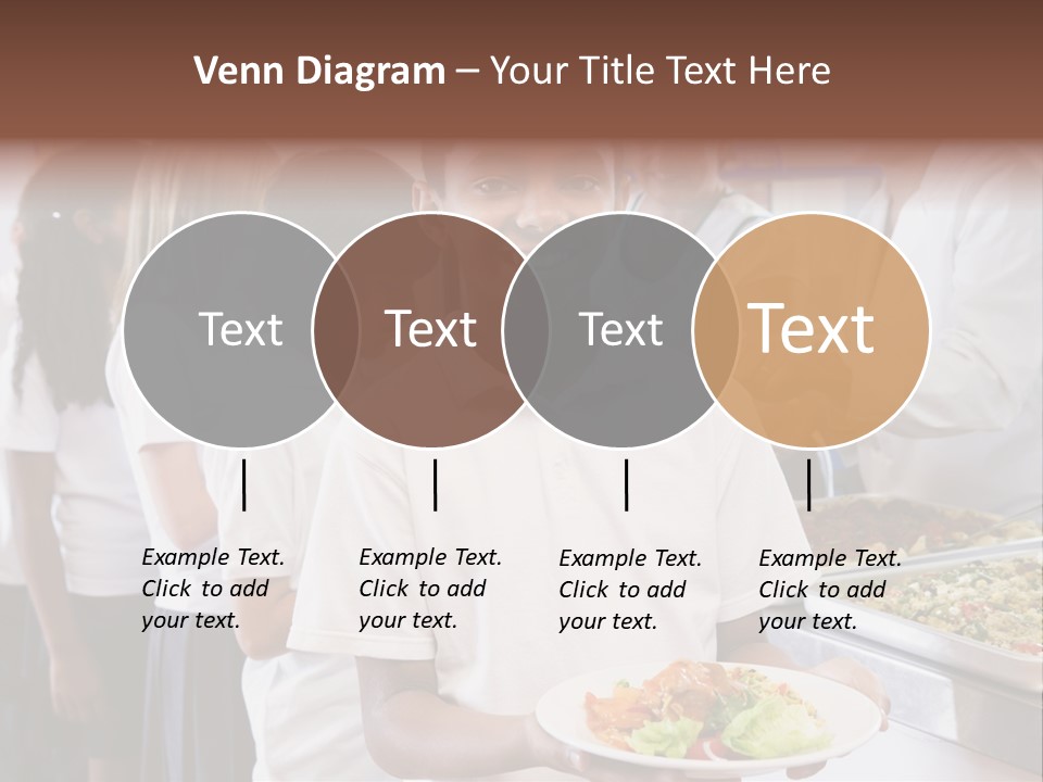 African Caucasian Dinner PowerPoint Template